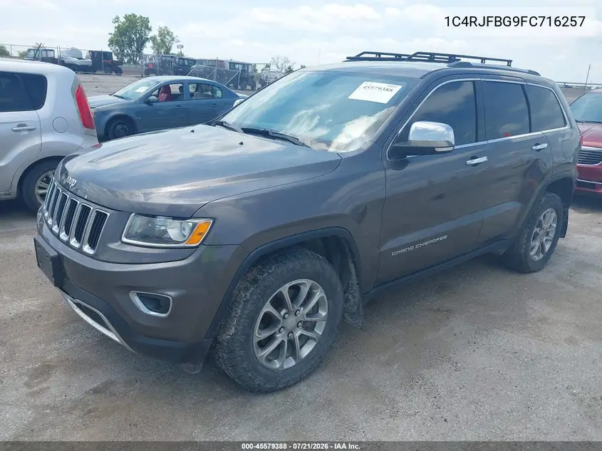2015 Jeep Grand Cherokee Limited VIN: 1C4RJFBG9FC716257 Lot: 45579388