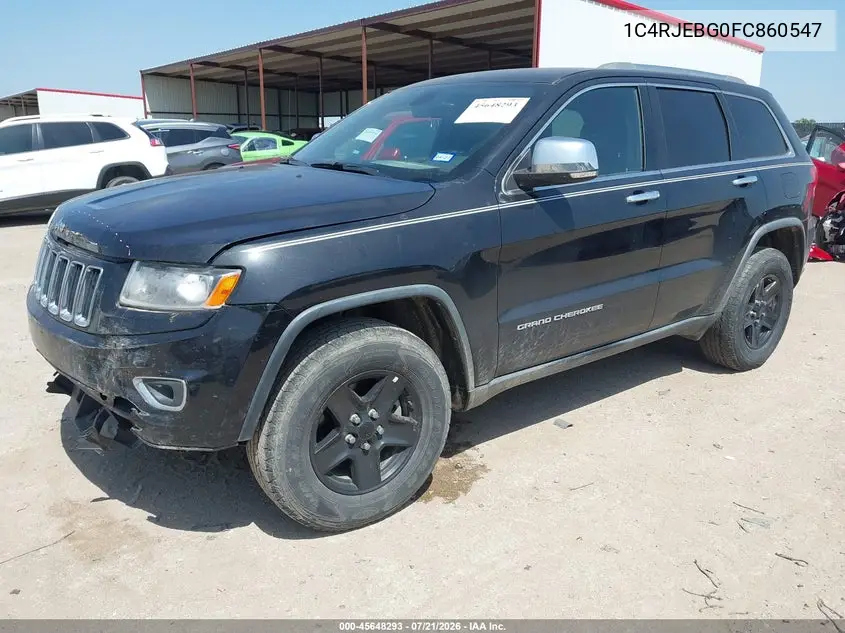 2015 Jeep Grand Cherokee Limited VIN: 1C4RJEBG0FC860547 Lot: 45648293