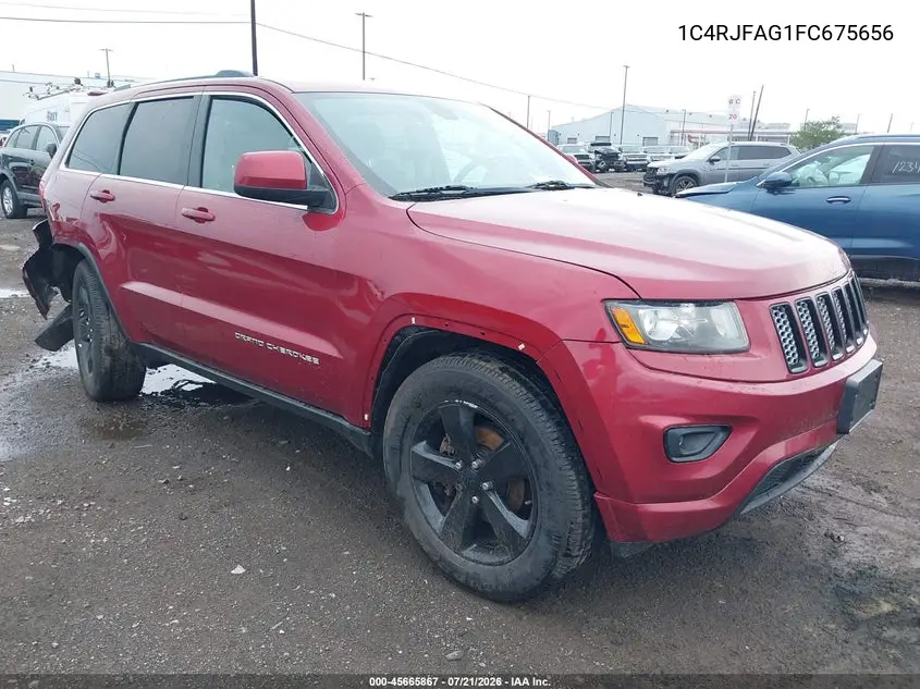 2015 Jeep Grand Cherokee Laredo VIN: 1C4RJFAG1FC675656 Lot: 45665867