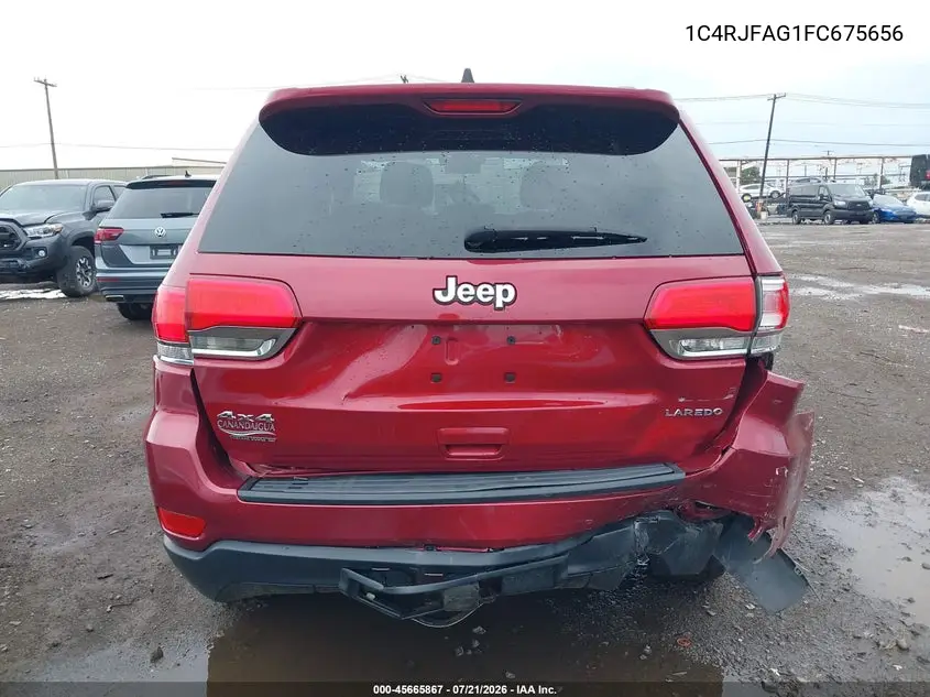2015 Jeep Grand Cherokee Laredo VIN: 1C4RJFAG1FC675656 Lot: 45665867