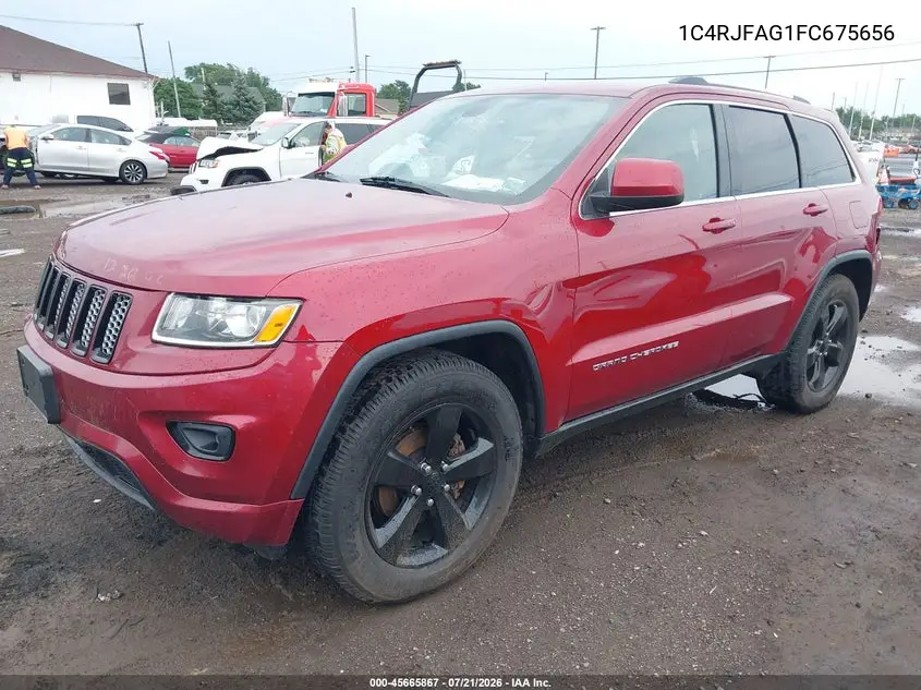 2015 Jeep Grand Cherokee Laredo VIN: 1C4RJFAG1FC675656 Lot: 45665867