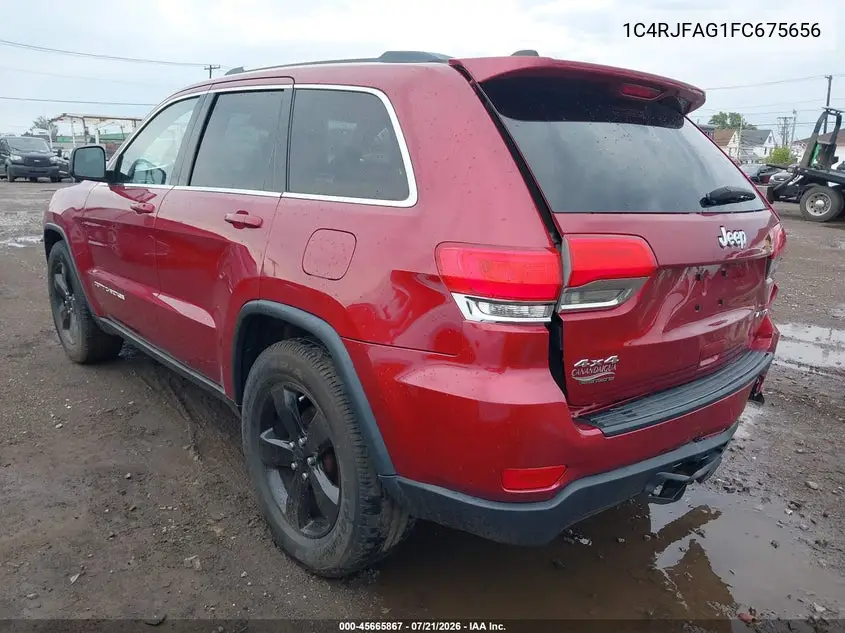 2015 Jeep Grand Cherokee Laredo VIN: 1C4RJFAG1FC675656 Lot: 45665867