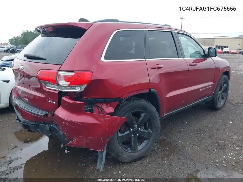 2015 Jeep Grand Cherokee Laredo VIN: 1C4RJFAG1FC675656 Lot: 45665867