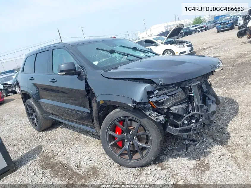 1C4RJFDJ0GC486683 2016 Jeep Grand Cherokee Srt