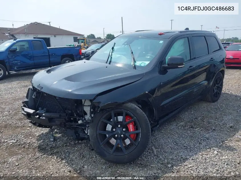 1C4RJFDJ0GC486683 2016 Jeep Grand Cherokee Srt