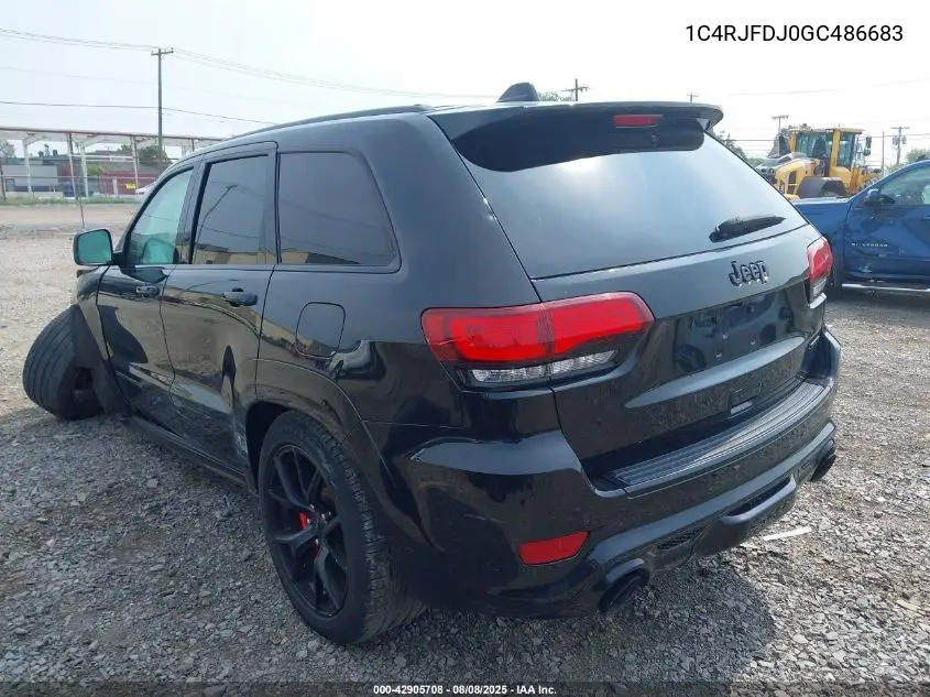 1C4RJFDJ0GC486683 2016 Jeep Grand Cherokee Srt