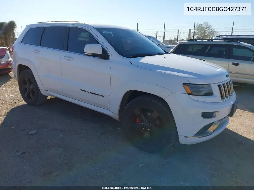 1C4RJFCG8GC427371 2016 Jeep Grand Cherokee High Altitude