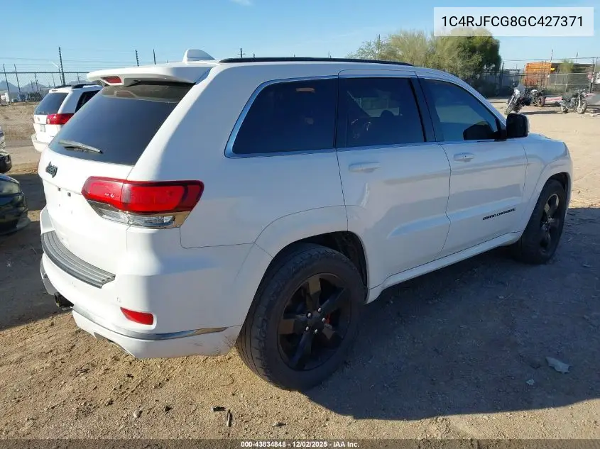1C4RJFCG8GC427371 2016 Jeep Grand Cherokee High Altitude