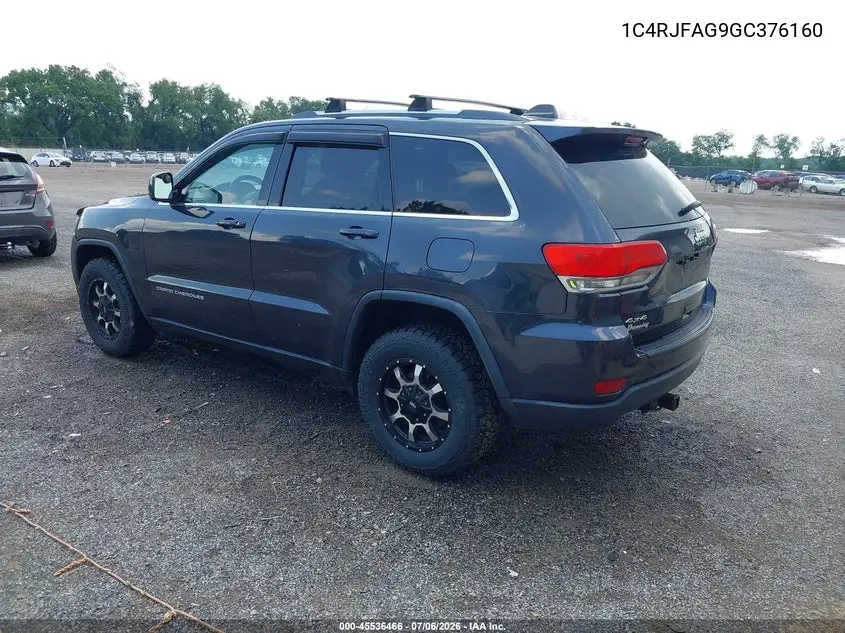 2016 Jeep Grand Cherokee Laredo VIN: 1C4RJFAG9GC376160 Lot: 45536466