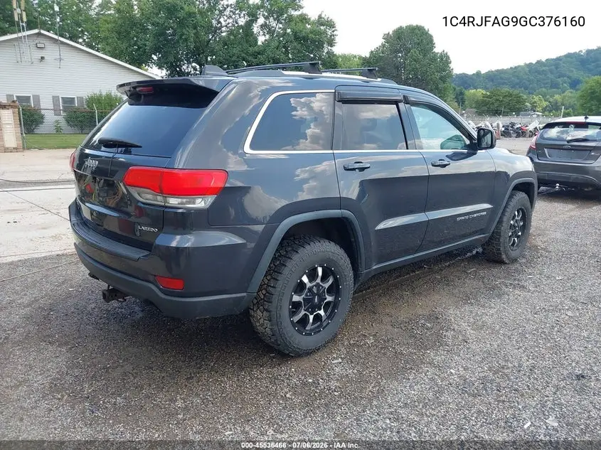 2016 Jeep Grand Cherokee Laredo VIN: 1C4RJFAG9GC376160 Lot: 45536466