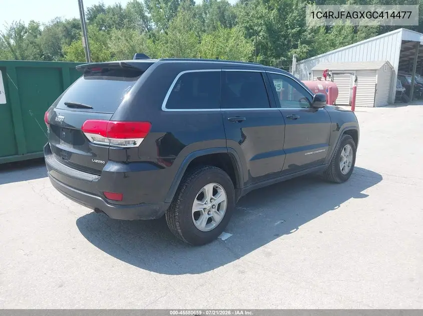 2016 Jeep Grand Cherokee Laredo VIN: 1C4RJFAGXGC414477 Lot: 45580659
