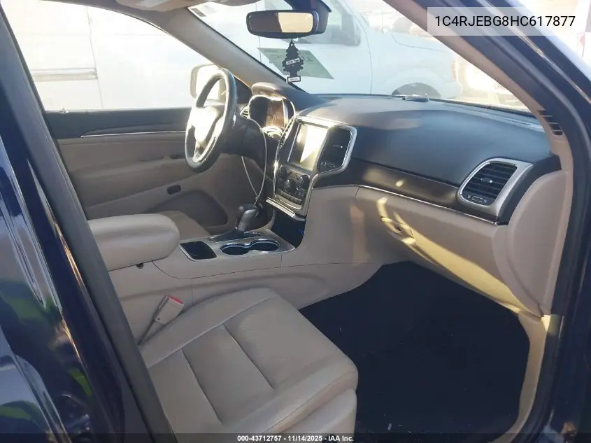 1C4RJEBG8HC617877 2017 Jeep Grand Cherokee Limited 4X2