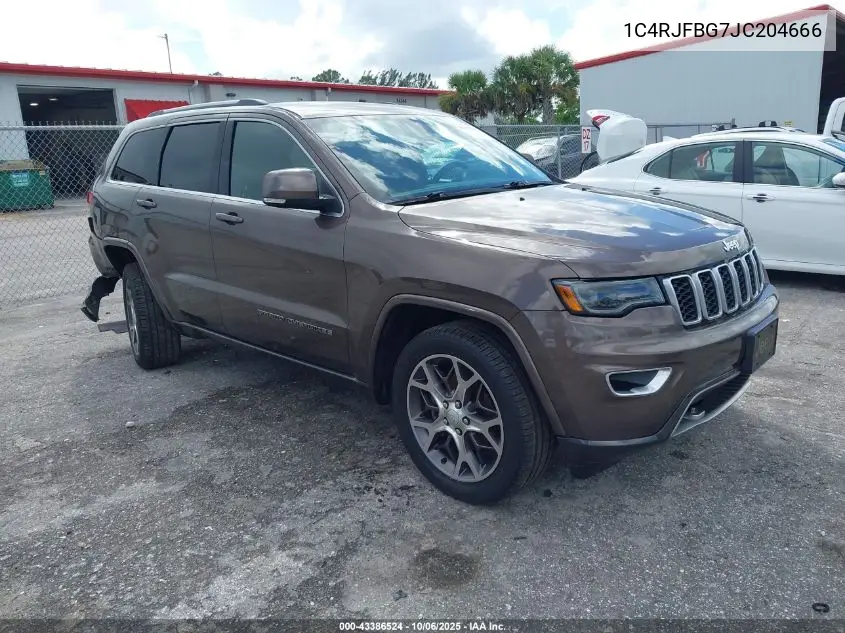 1C4RJFBG7JC204666 2018 Jeep Grand Cherokee Sterling Edition 4X4