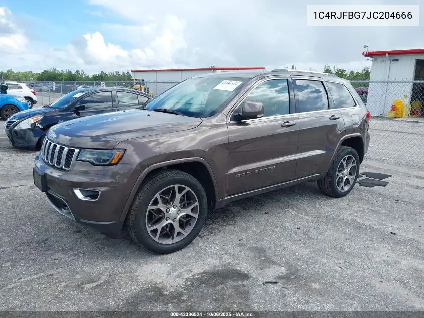 1C4RJFBG7JC204666 2018 Jeep Grand Cherokee Sterling Edition 4X4