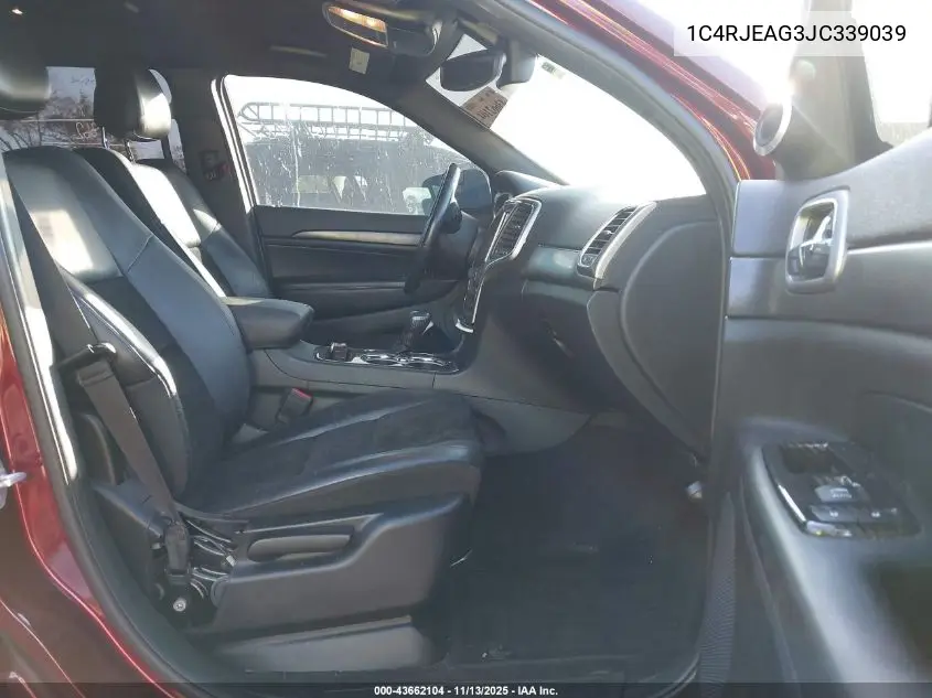 1C4RJEAG3JC339039 2018 Jeep Grand Cherokee Altitude 4X2