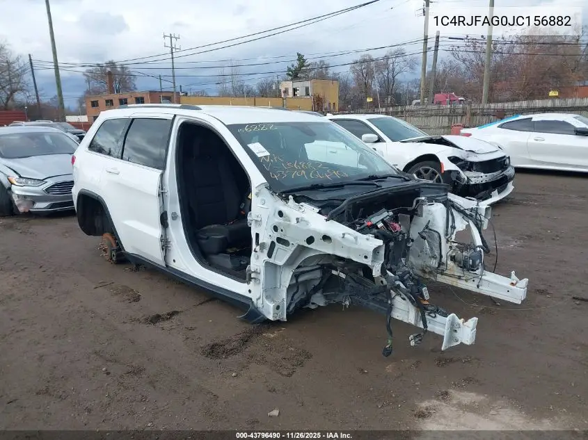 1C4RJFAG0JC156882 2018 Jeep Grand Cherokee Laredo E 4X4