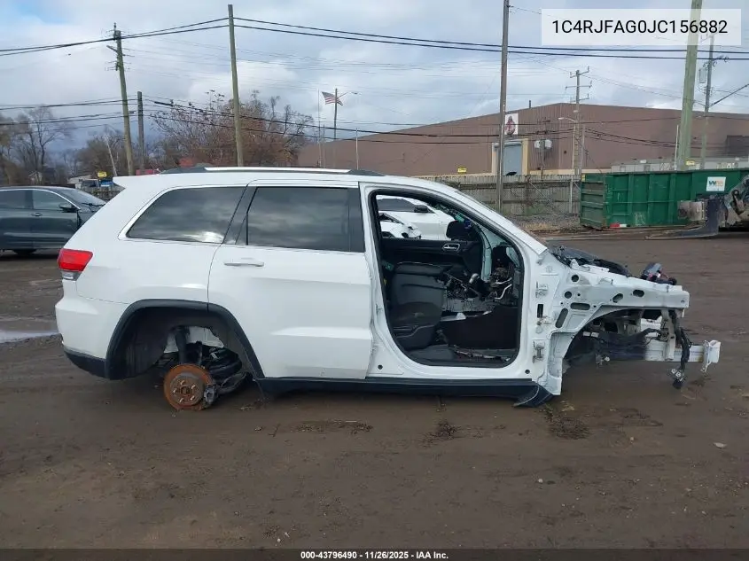 1C4RJFAG0JC156882 2018 Jeep Grand Cherokee Laredo E 4X4