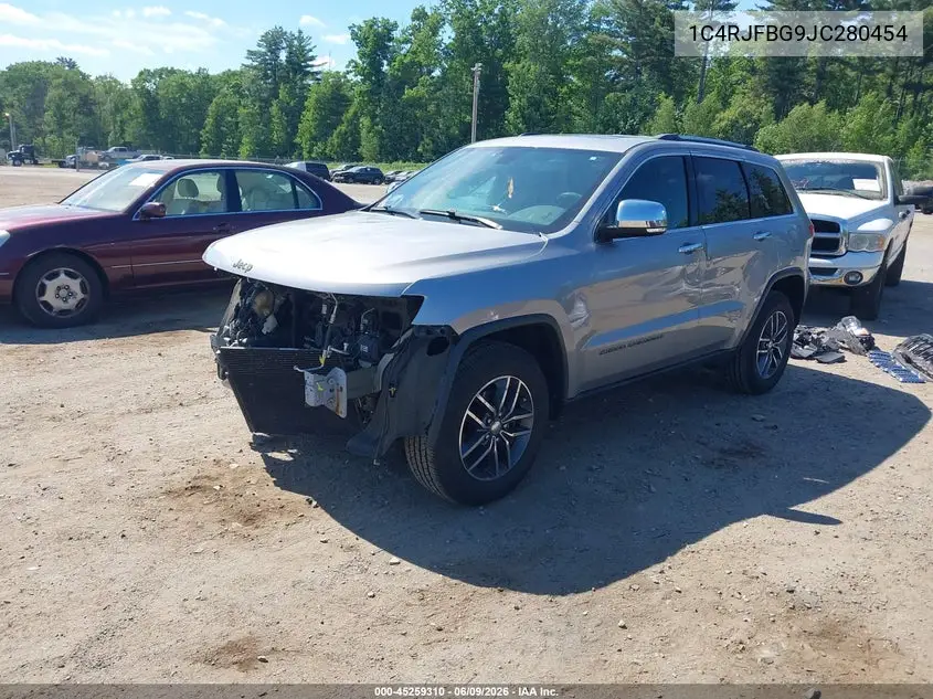 2018 Jeep Grand Cherokee Limited 4X4 VIN: 1C4RJFBG9JC280454 Lot: 45259310