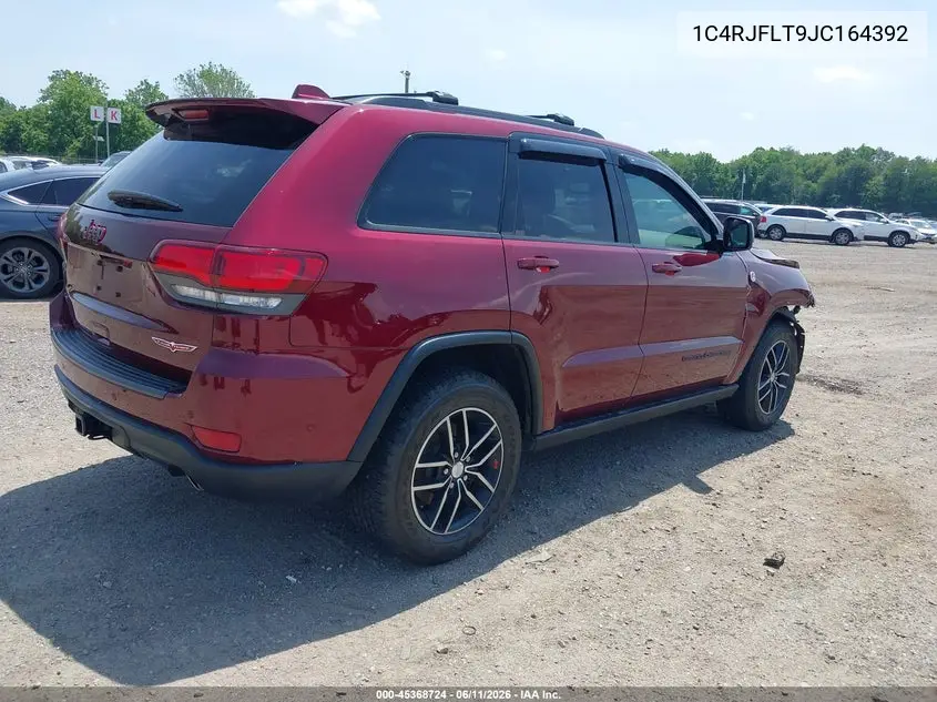 2018 Jeep Grand Cherokee Trailhawk 4X4 VIN: 1C4RJFLT9JC164392 Lot: 45368724