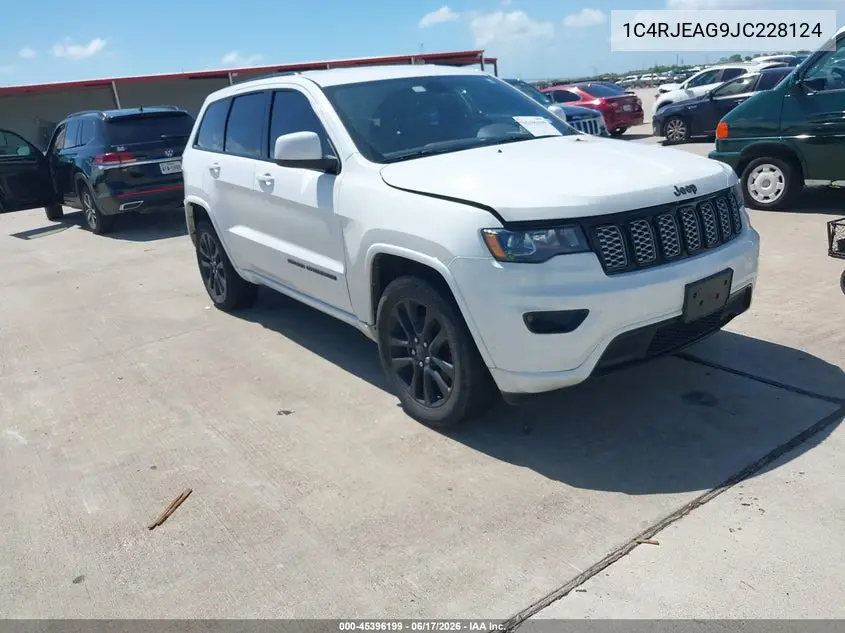 2018 Jeep Grand Cherokee Altitude 4X2 VIN: 1C4RJEAG9JC228124 Lot: 45396199