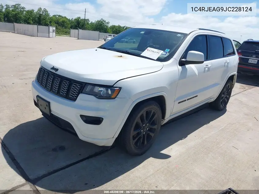 2018 Jeep Grand Cherokee Altitude 4X2 VIN: 1C4RJEAG9JC228124 Lot: 45396199