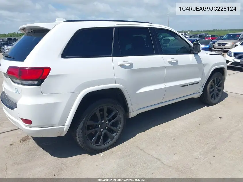 2018 Jeep Grand Cherokee Altitude 4X2 VIN: 1C4RJEAG9JC228124 Lot: 45396199