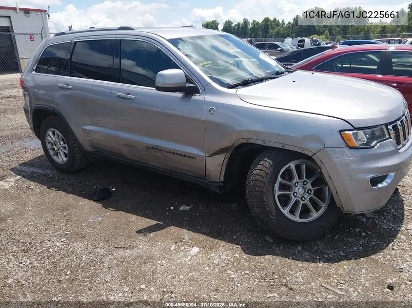 2018 Jeep Grand Cherokee Laredo E 4X4 VIN: 1C4RJFAG1JC225661 Lot: 45580094