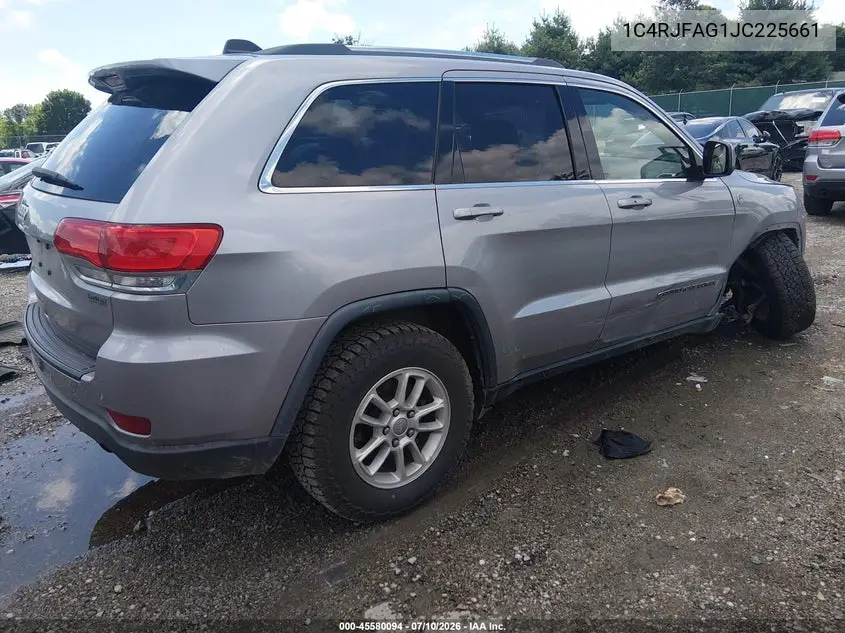2018 Jeep Grand Cherokee Laredo E 4X4 VIN: 1C4RJFAG1JC225661 Lot: 45580094