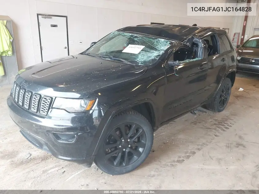 2018 Jeep Grand Cherokee Altitude 4X4 VIN: 1C4RJFAG1JC164828 Lot: 45692793
