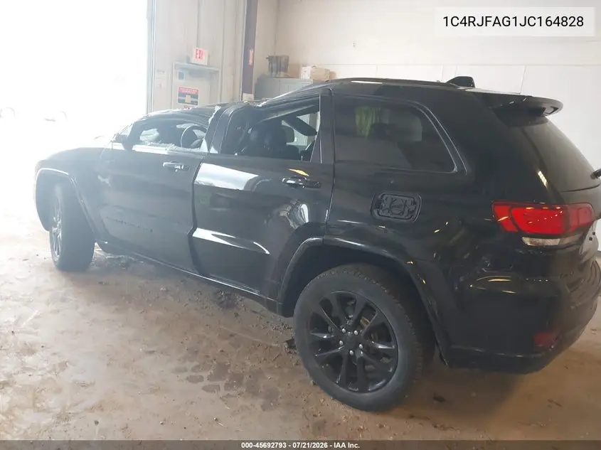 2018 Jeep Grand Cherokee Altitude 4X4 VIN: 1C4RJFAG1JC164828 Lot: 45692793