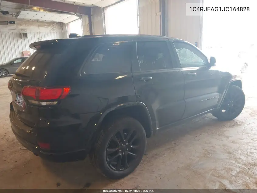 2018 Jeep Grand Cherokee Altitude 4X4 VIN: 1C4RJFAG1JC164828 Lot: 45692793