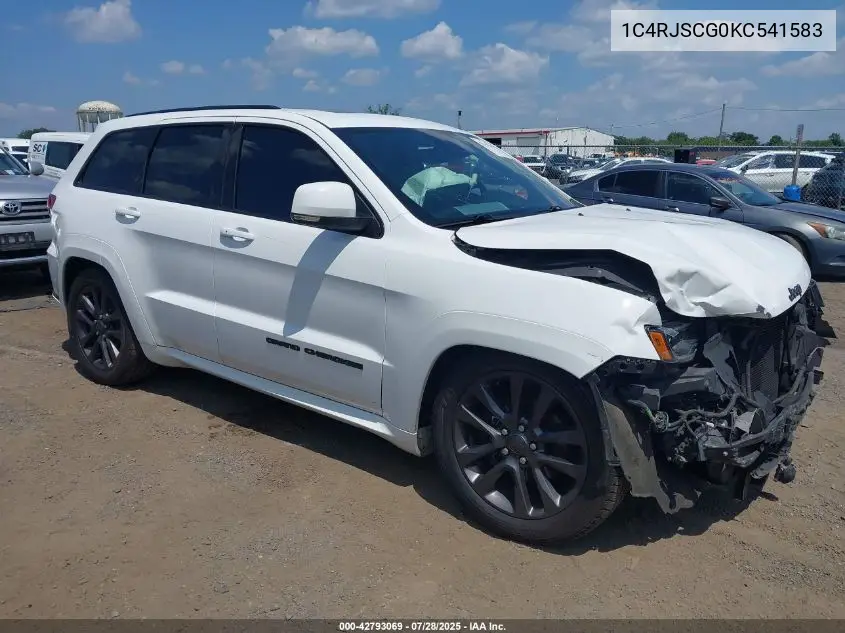 1C4RJFCG0KC541583 2019 Jeep Grand Cherokee Overland