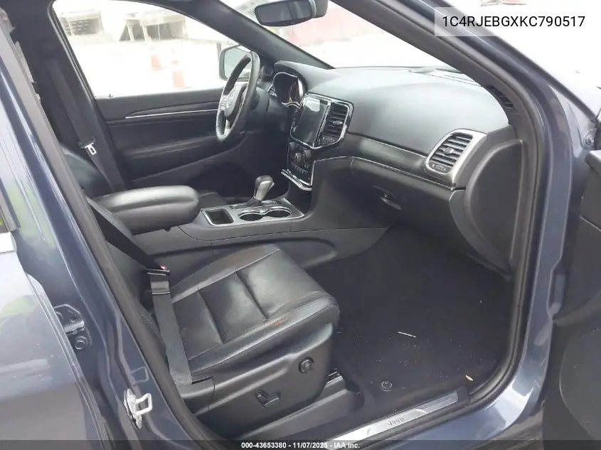 1C4RJEBGXKC790517 2019 Jeep Grand Cherokee Limited 4X2