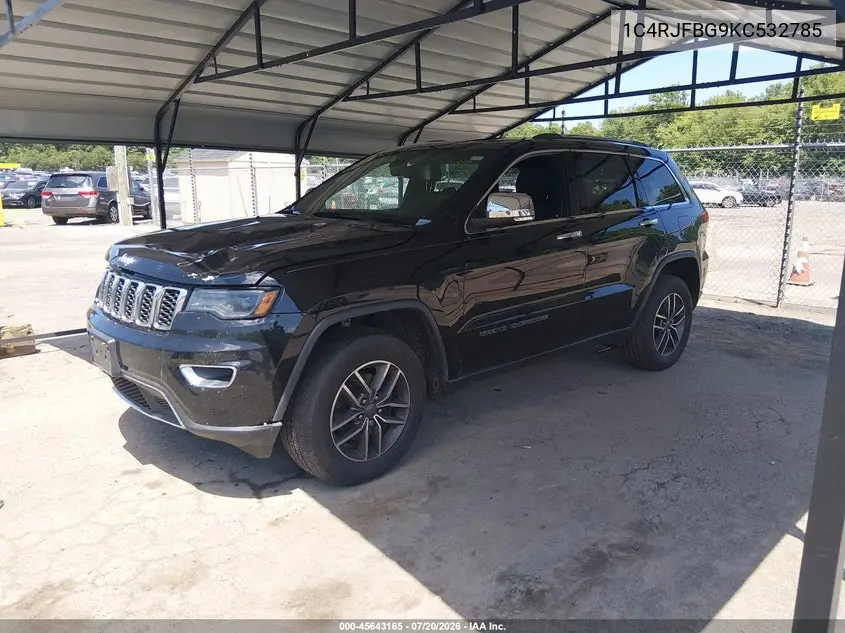 2019 Jeep Grand Cherokee Limited 4X4 VIN: 1C4RJFBG9KC532785 Lot: 45643165