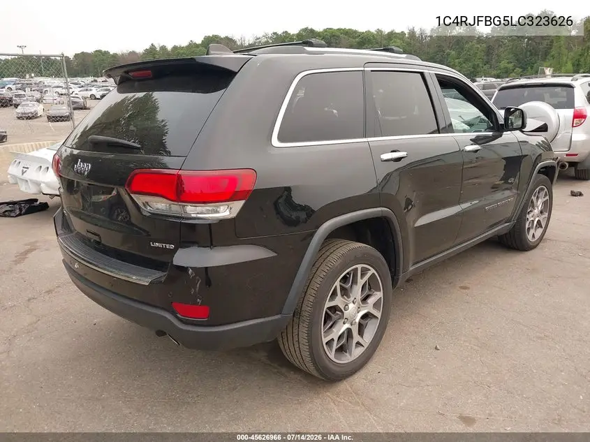 2020 Jeep Grand Cherokee Limited 4X4 VIN: 1C4RJFBG5LC323626 Lot: 45626966
