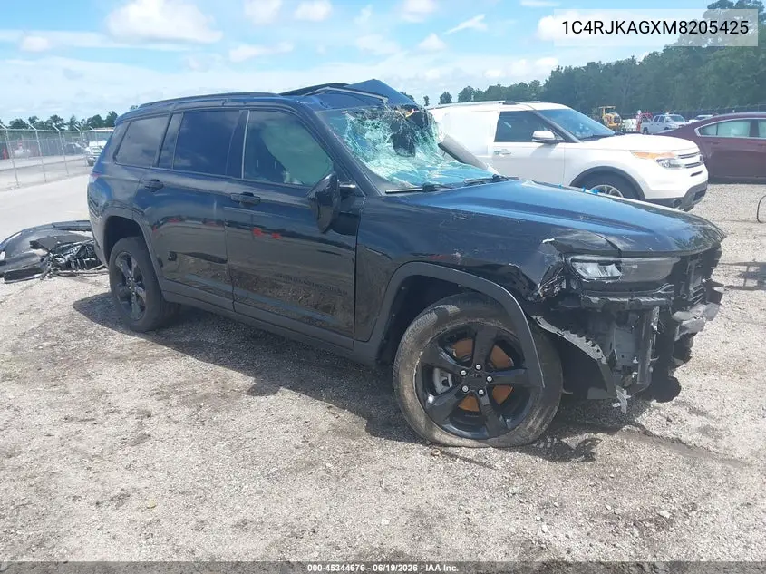2021 Jeep Grand Cherokee L Altitude 4X4 VIN: 1C4RJKAGXM8205425 Lot: 45344676