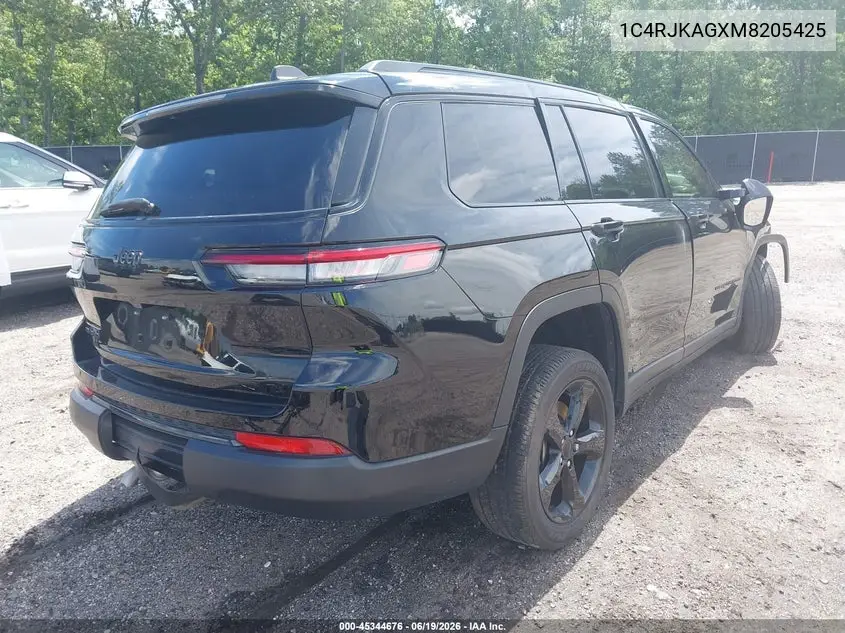 2021 Jeep Grand Cherokee L Altitude 4X4 VIN: 1C4RJKAGXM8205425 Lot: 45344676