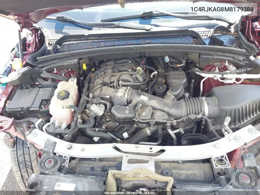 2021 Jeep Grand Cherokee L Laredo 4X4 VIN: 1C4RJKAG8M8179388 Lot: 45435889