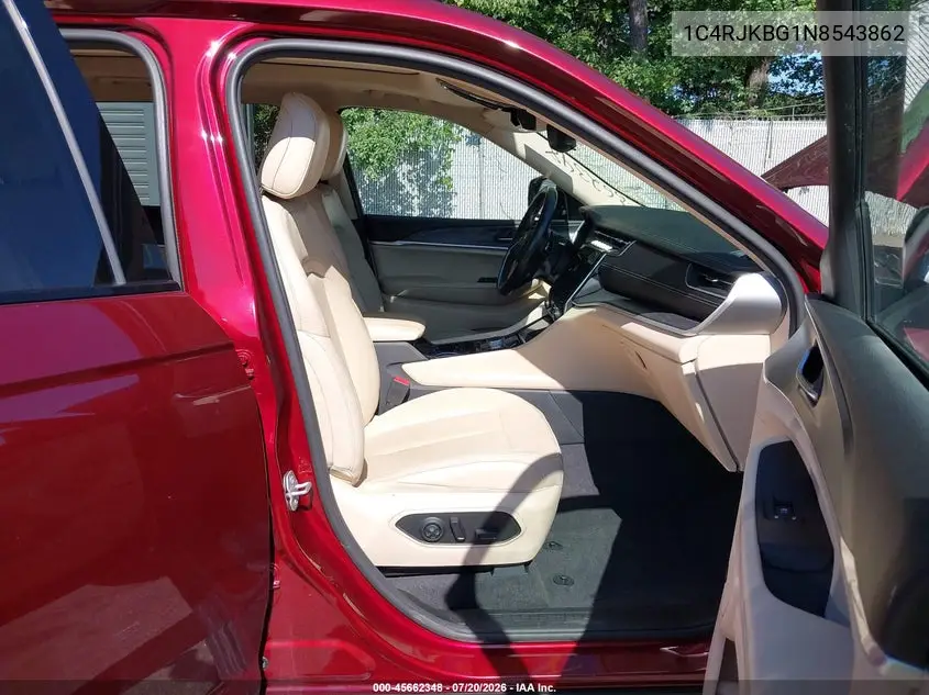 2022 Jeep Grand Cherokee L Limited 4X4 VIN: 1C4RJKBG1N8543862 Lot: 45662348