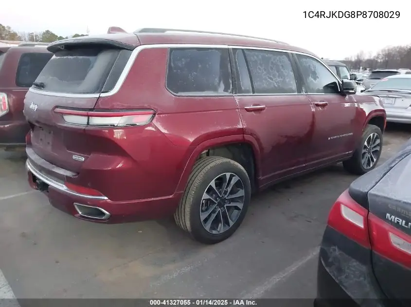 1C4RJKDG8P8708029 2023 Jeep Grand Cherokee L Overland 4X4