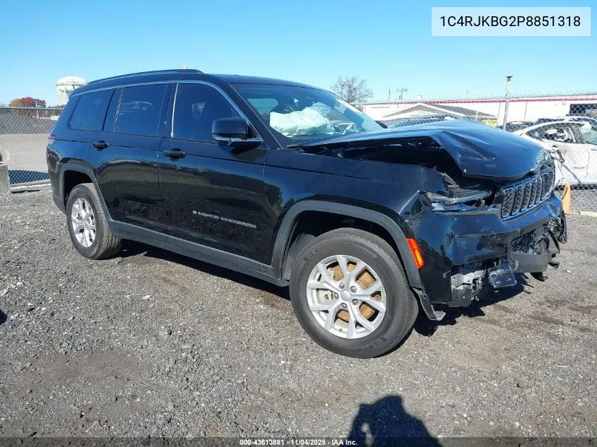 1C4RJKBG2P8851318 2023 Jeep Grand Cherokee L Limited 4X4