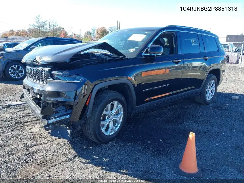 1C4RJKBG2P8851318 2023 Jeep Grand Cherokee L Limited 4X4