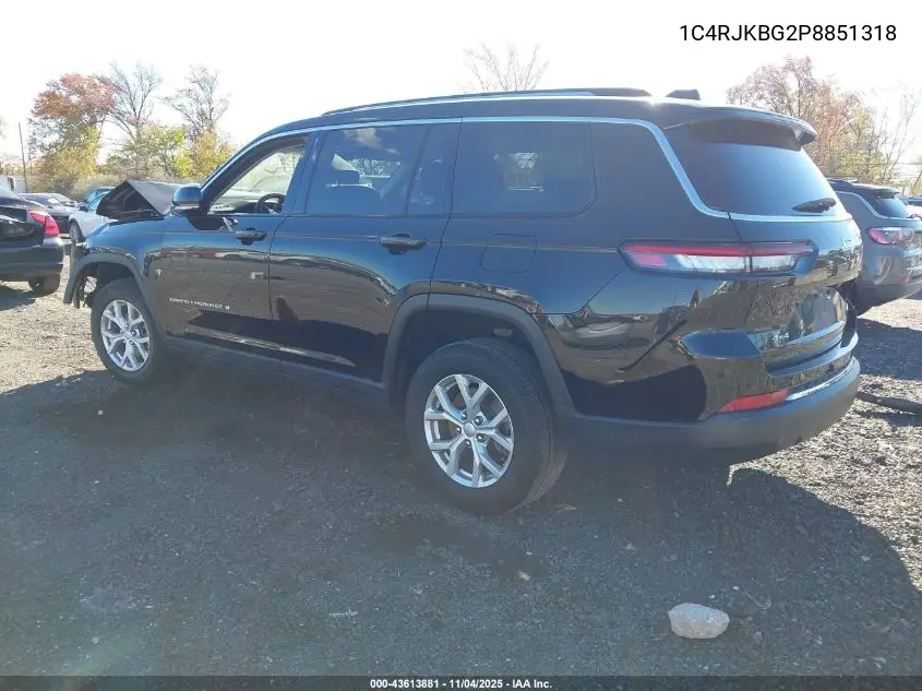 1C4RJKBG2P8851318 2023 Jeep Grand Cherokee L Limited 4X4