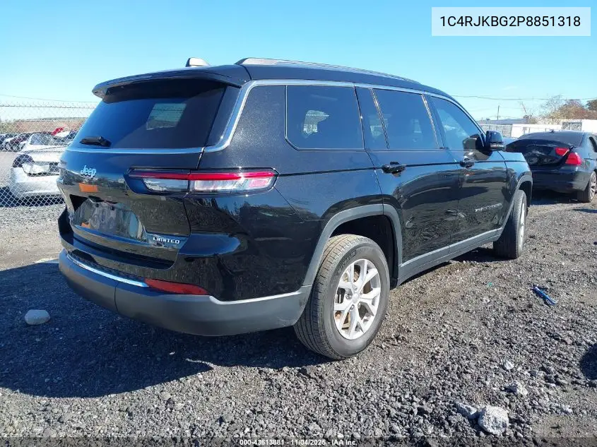 1C4RJKBG2P8851318 2023 Jeep Grand Cherokee L Limited 4X4