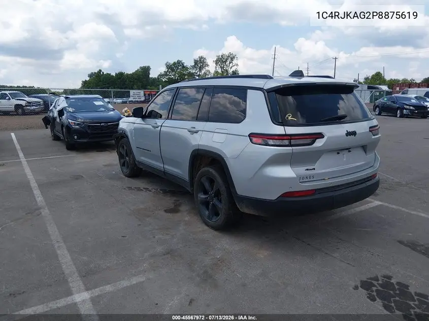 2023 Jeep Grand Cherokee L Altitude 4X4 VIN: 1C4RJKAG2P8875619 Lot: 45567972