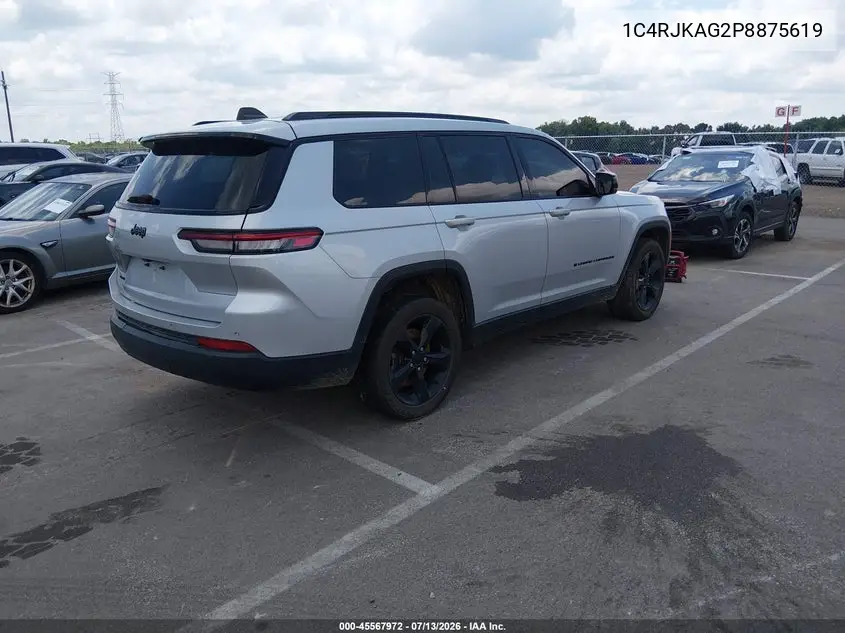 2023 Jeep Grand Cherokee L Altitude 4X4 VIN: 1C4RJKAG2P8875619 Lot: 45567972