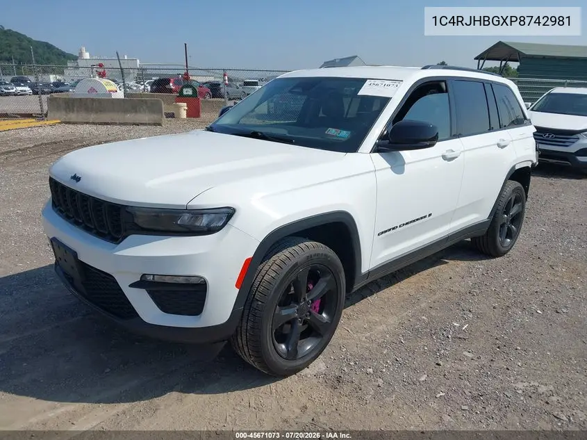 2023 Jeep Grand Cherokee Limited 4X4 VIN: 1C4RJHBGXP8742981 Lot: 45671073