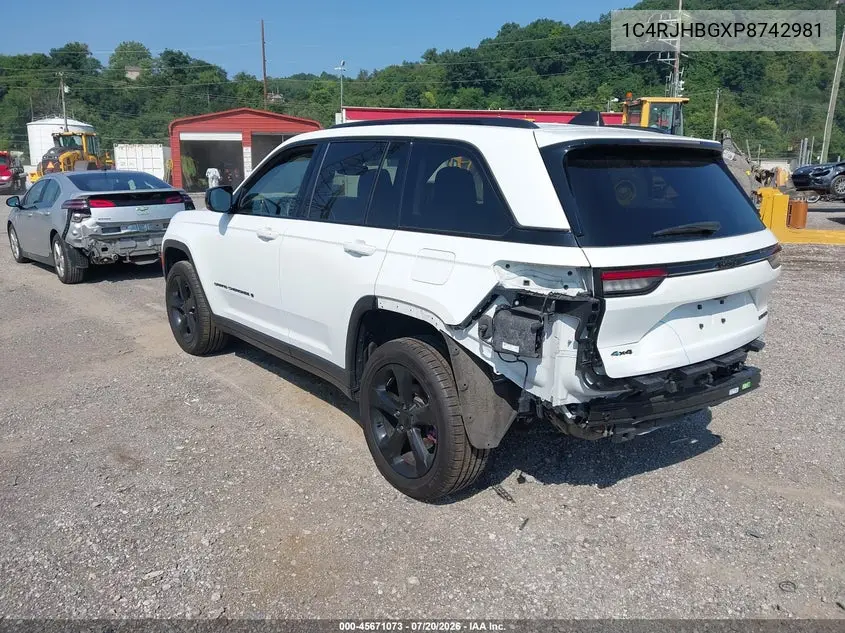 2023 Jeep Grand Cherokee Limited 4X4 VIN: 1C4RJHBGXP8742981 Lot: 45671073