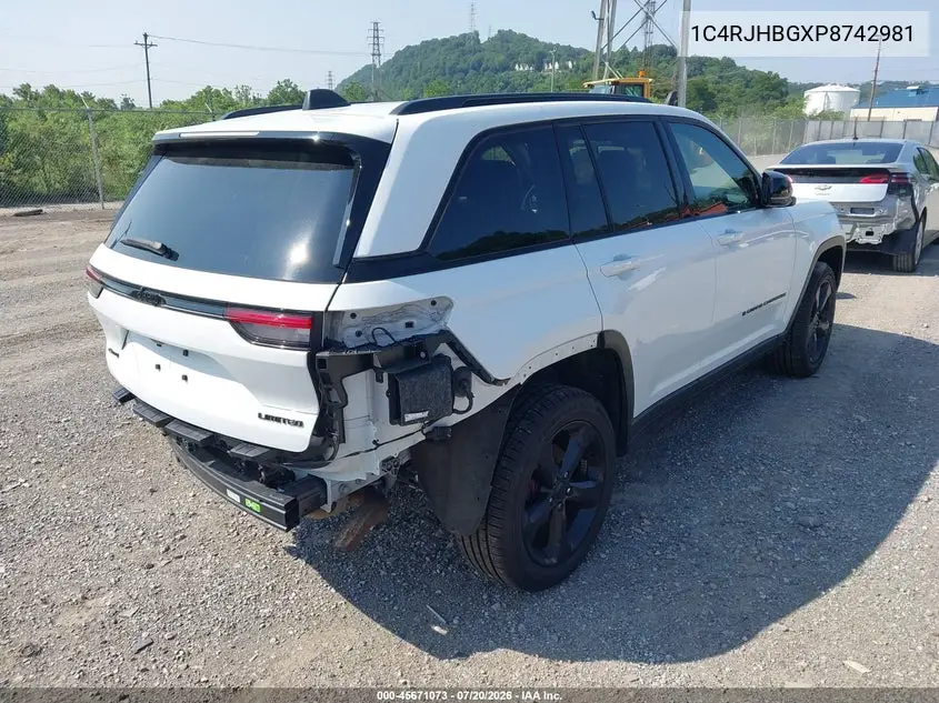 2023 Jeep Grand Cherokee Limited 4X4 VIN: 1C4RJHBGXP8742981 Lot: 45671073