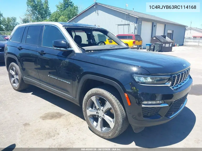 2024 Jeep Grand Cherokee 4Xe VIN: 1C4RJYB63RC114168 Lot: 45265139